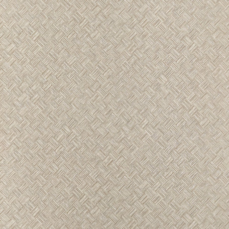 Thibaut SADDLE WEAVE WIDE WIDTH TWW34059 in Beige Wallpaper 
