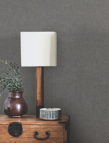 York UD2562N Hardy Linen Onyx Wallpaper