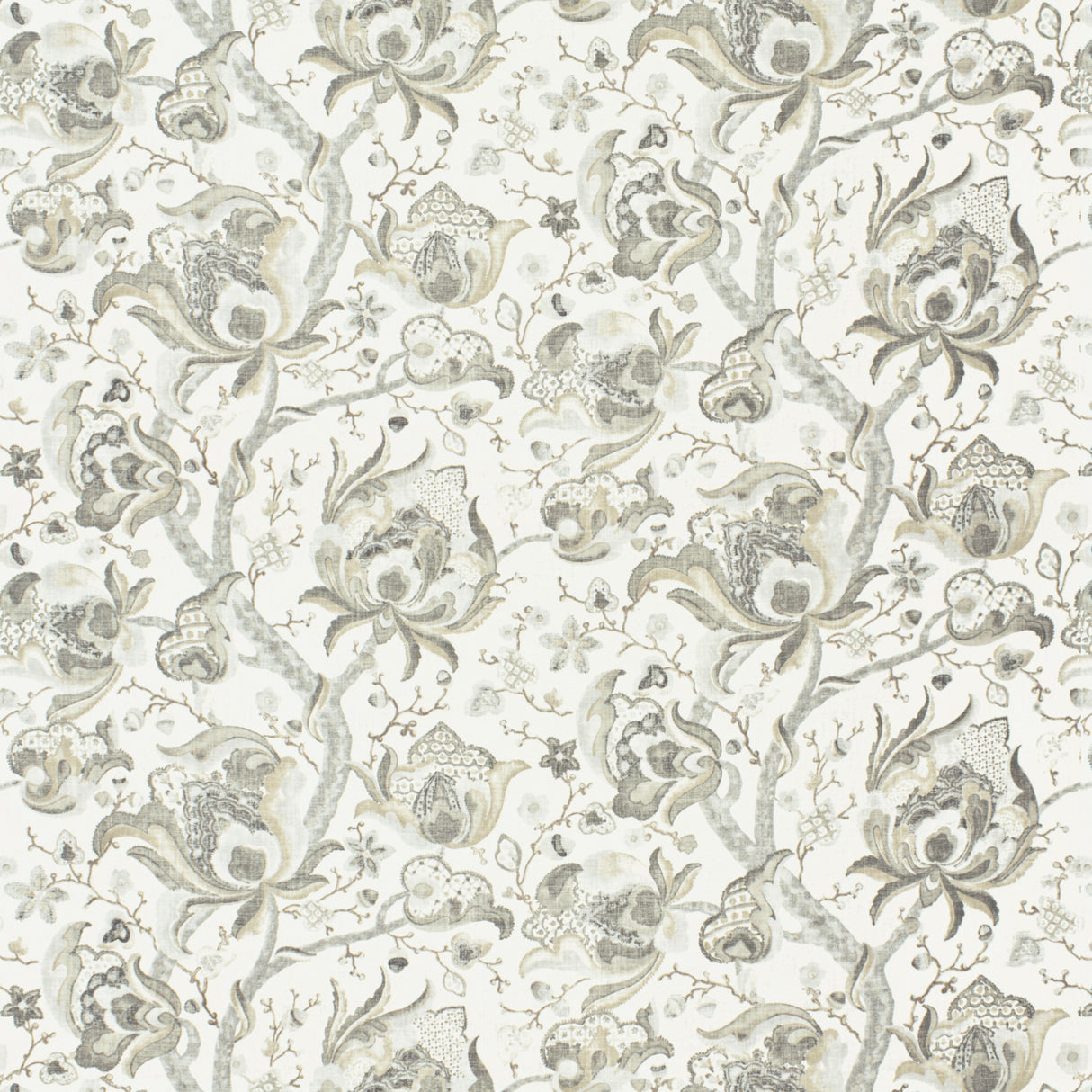 STOUT UDAL-1 UDALL 1 STONE Fabric - Eades Wallpaper & Fabric