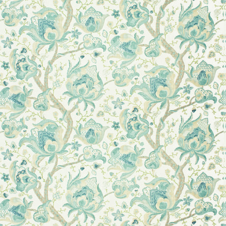 STOUT UDAL-2 UDALL 2 TEAL Fabric - Eades Wallpaper & Fabric