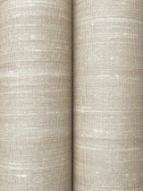 York Wallcoverings UW1001N Sari Silk Beige Faux Fabric Wallp