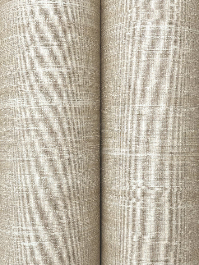 York Wallcoverings UW1001N Sari Silk Beige Faux Fabric Wallp