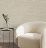 York Wallcoverings UW1001N Sari Silk Beige Faux Fabric Wallp