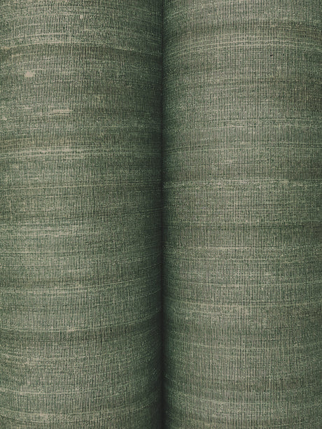 York Wallcoverings UW1004N Sari Silk Green Faux Fabric Wallp