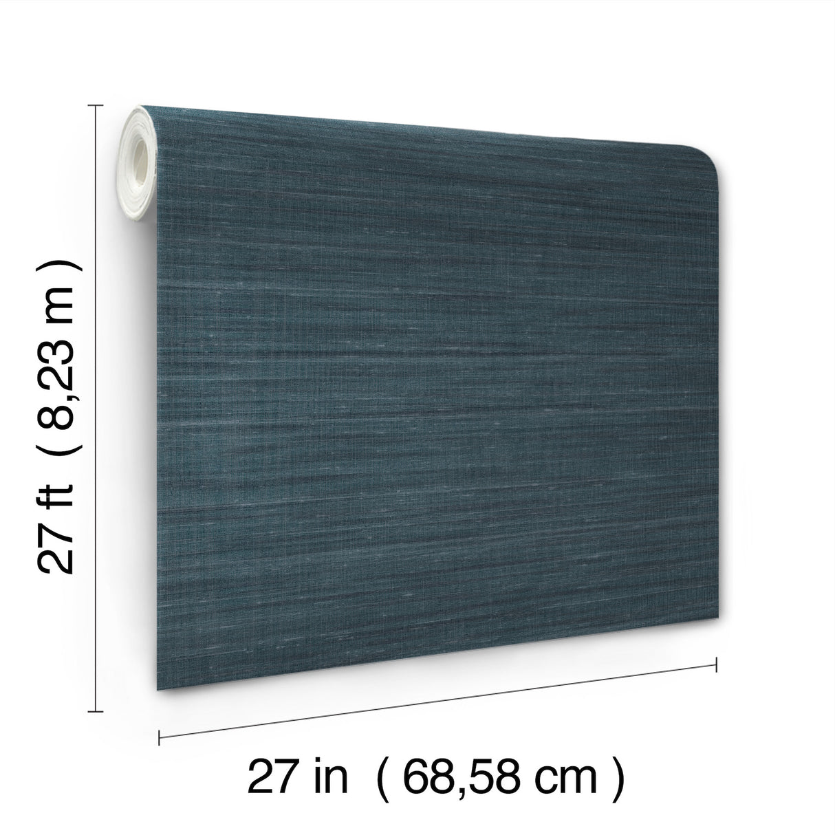 York Wallcoverings UW1005N Sari Silk Slate Faux Fabric Wallp