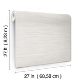 York Wallcoverings UW1006N Sari Silk Pearl Faux Fabric Wallp