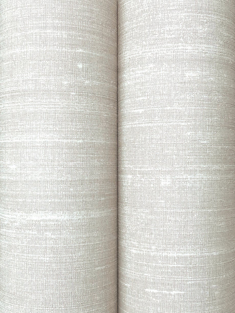 York Wallcoverings UW1007N Sari Silk Cream Faux Fabric Wallp