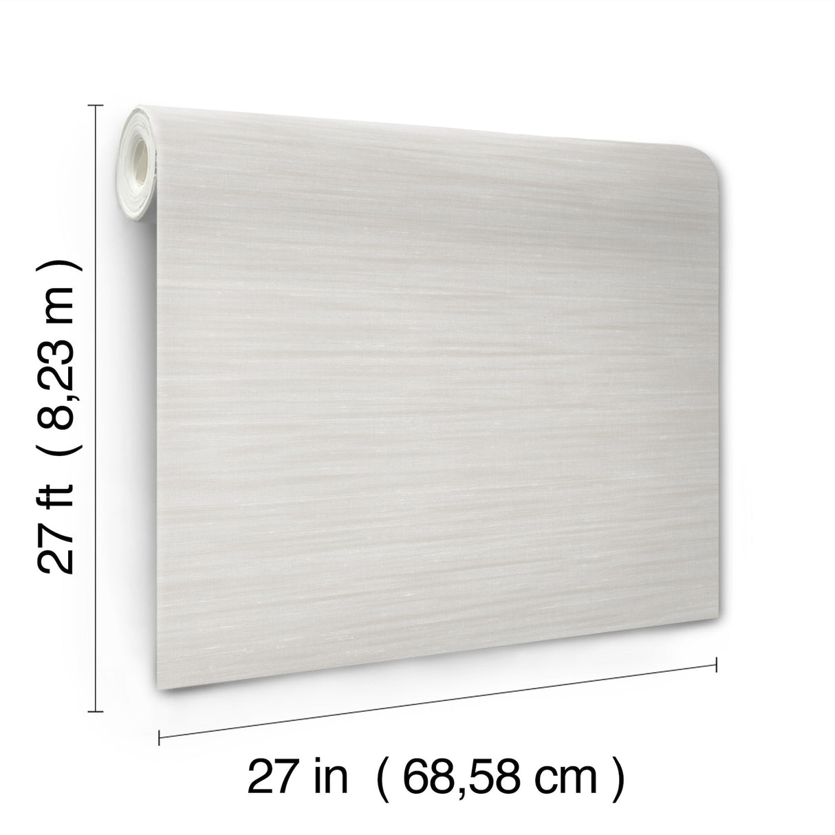 York Wallcoverings UW1007N Sari Silk Cream Faux Fabric Wallp