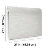 York Wallcoverings UW1007N Sari Silk Cream Faux Fabric Wallp