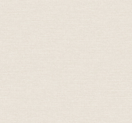 York Wallcoverings UW1012N Terrene Cream Faux Linen Wallpape