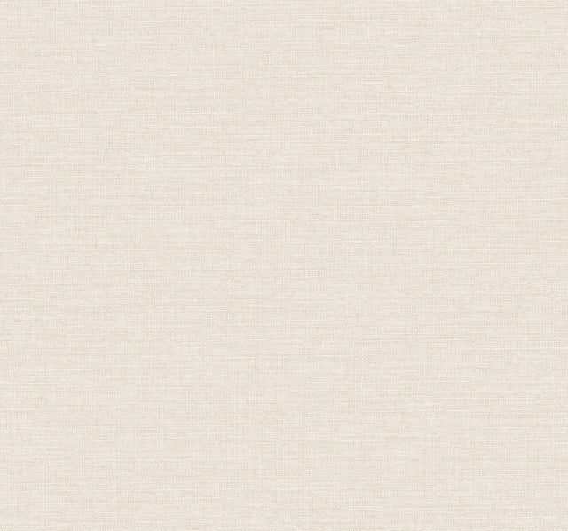 York Wallcoverings UW1012N Terrene Cream Faux Linen Wallpape