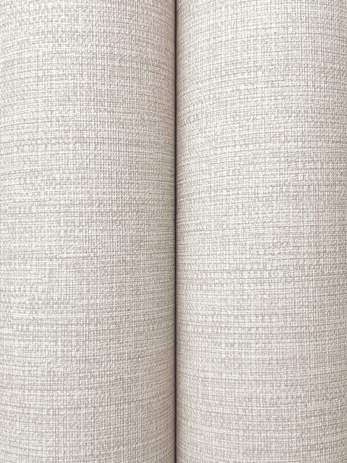 York Wallcoverings UW1012N Terrene Cream Faux Linen Wallpape