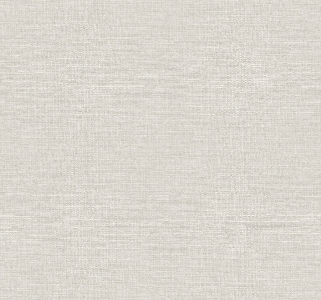 York Wallcoverings UW1013N Terrene Light Grey Faux Linen Wal
