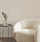York Wallcoverings UW1014N Terrene Light Brown Faux Linen Wa