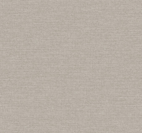 York Wallcoverings UW1015N Terrene Grey Faux Linen Wallpaper