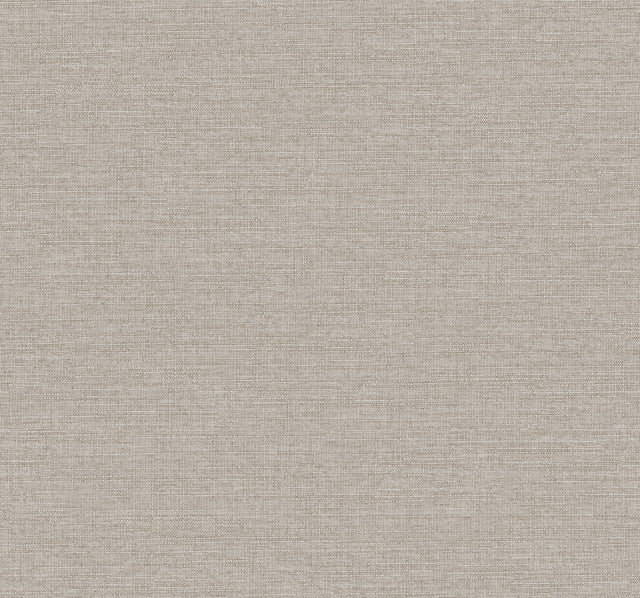 York Wallcoverings UW1015N Terrene Grey Faux Linen Wallpaper