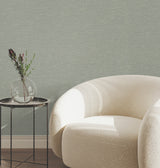 York Wallcoverings UW1016N Terrene Moss Faux Linen Wallpaper