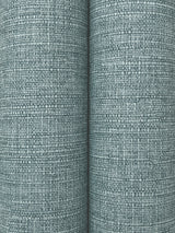 York Wallcoverings UW1019N Terrene Teal Faux Linen Wallpaper