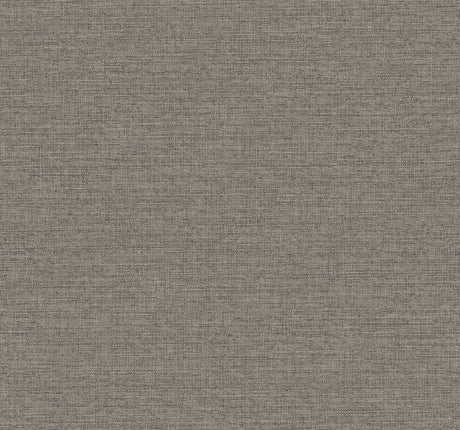 York Wallcoverings UW1020N Terrene Charcoal Faux Linen Wallp
