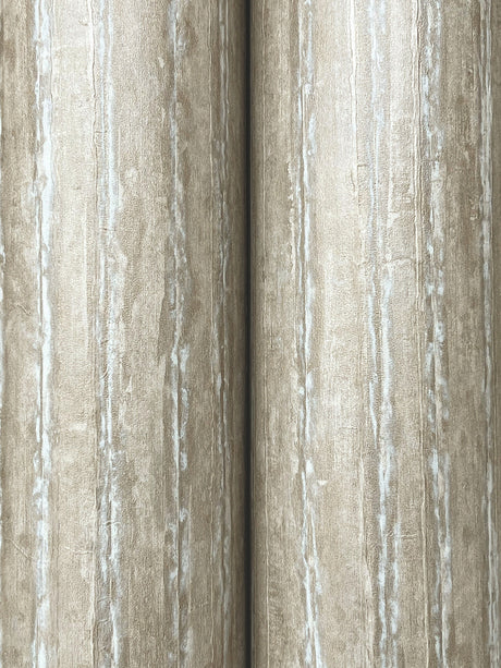 York Wallcoverings UW1025N Precious Metal Taupe Corrugated W