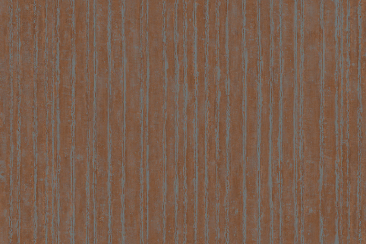 York Wallcoverings UW1026N Precious Metal Copper Corrugated 