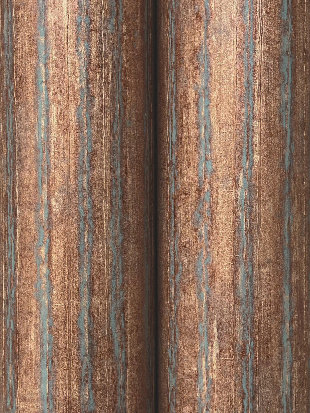 York Wallcoverings UW1026N Precious Metal Copper Corrugated 