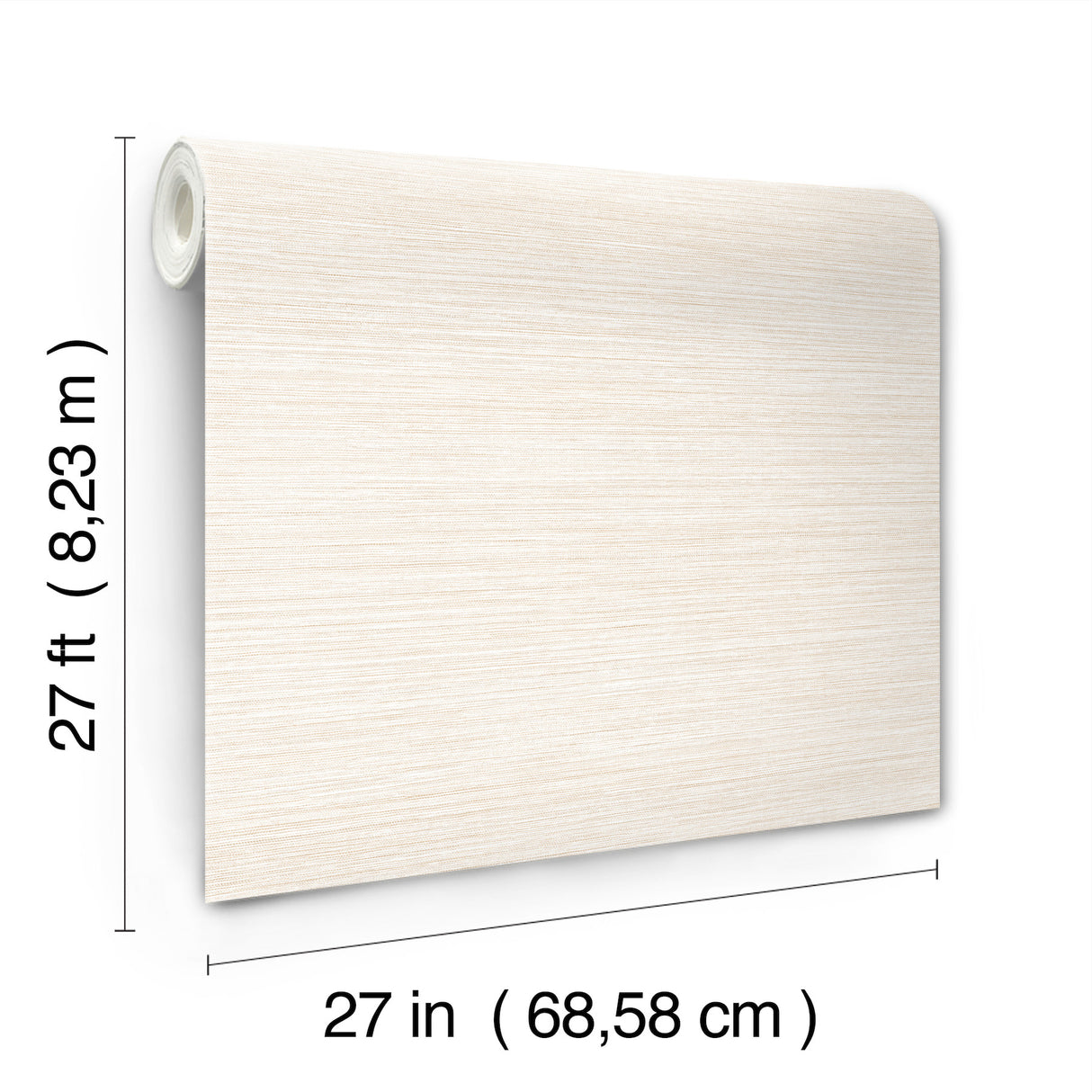 York Wallcoverings UW1029N Mystic Eggshell Faux Grasscloth W
