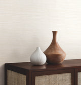 York Wallcoverings UW1029N Mystic Eggshell Faux Grasscloth W