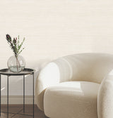 York Wallcoverings UW1029N Mystic Eggshell Faux Grasscloth W