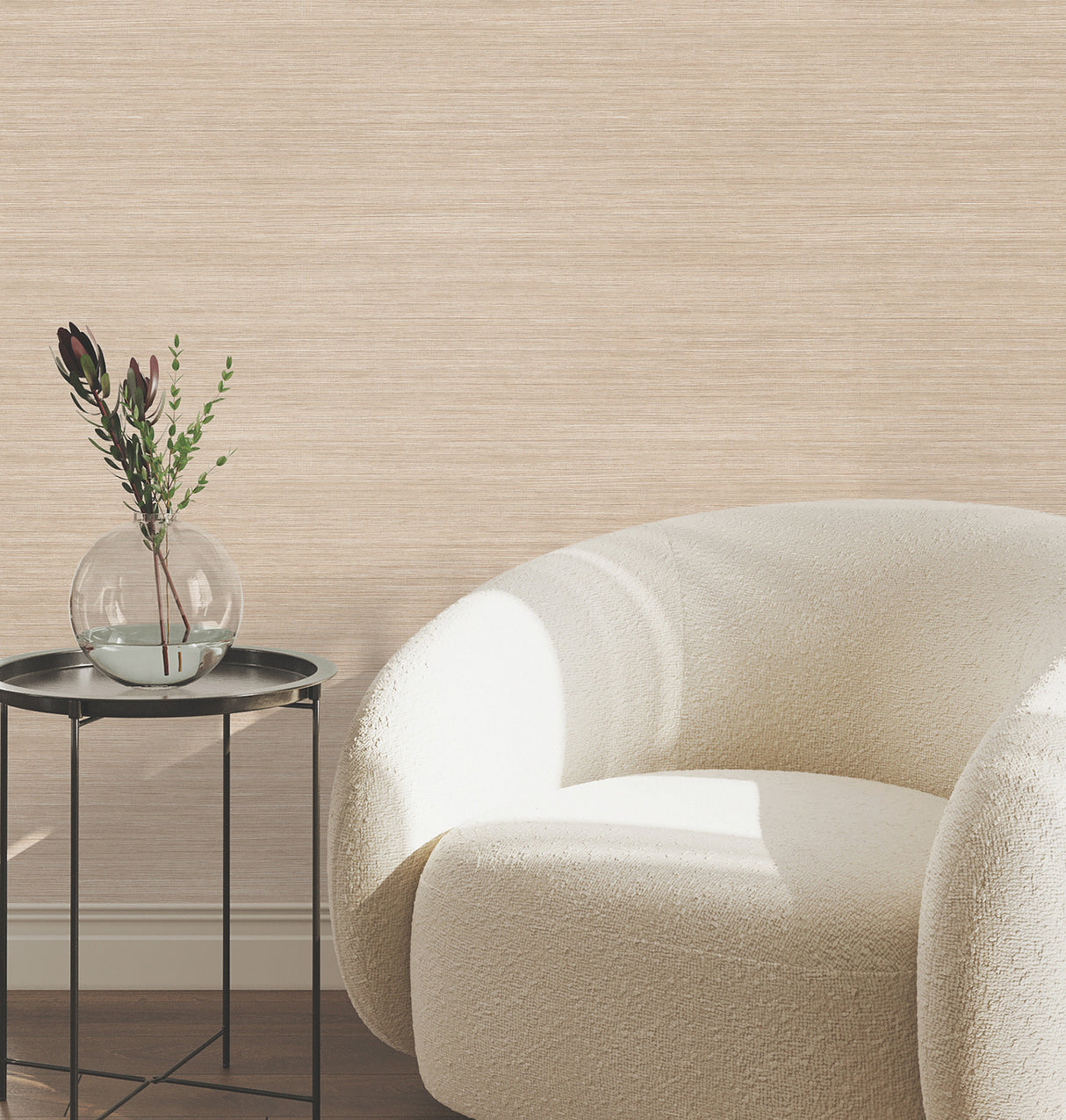 York Wallcoverings UW1030N Mystic Wheat Faux Grasscloth Wall