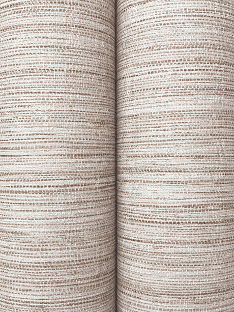York Wallcoverings UW1031N Mystic Taupe Faux Grasscloth Wall