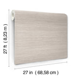 York Wallcoverings UW1031N Mystic Taupe Faux Grasscloth Wall