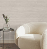 York Wallcoverings UW1031N Mystic Taupe Faux Grasscloth Wall