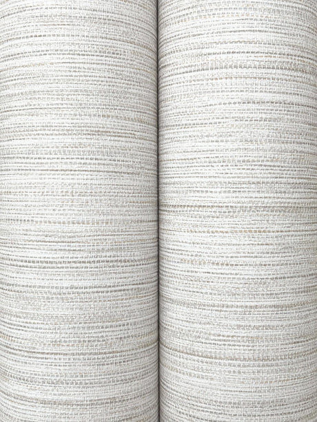 York Wallcoverings UW1033N Mystic Off-White Faux Grasscloth 