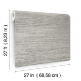 York Wallcoverings UW1034N Mystic Ash Faux Grasscloth Wallpa