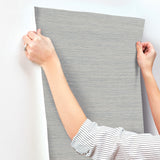 York Wallcoverings UW1035N Mystic Sea Green Faux Grasscloth 