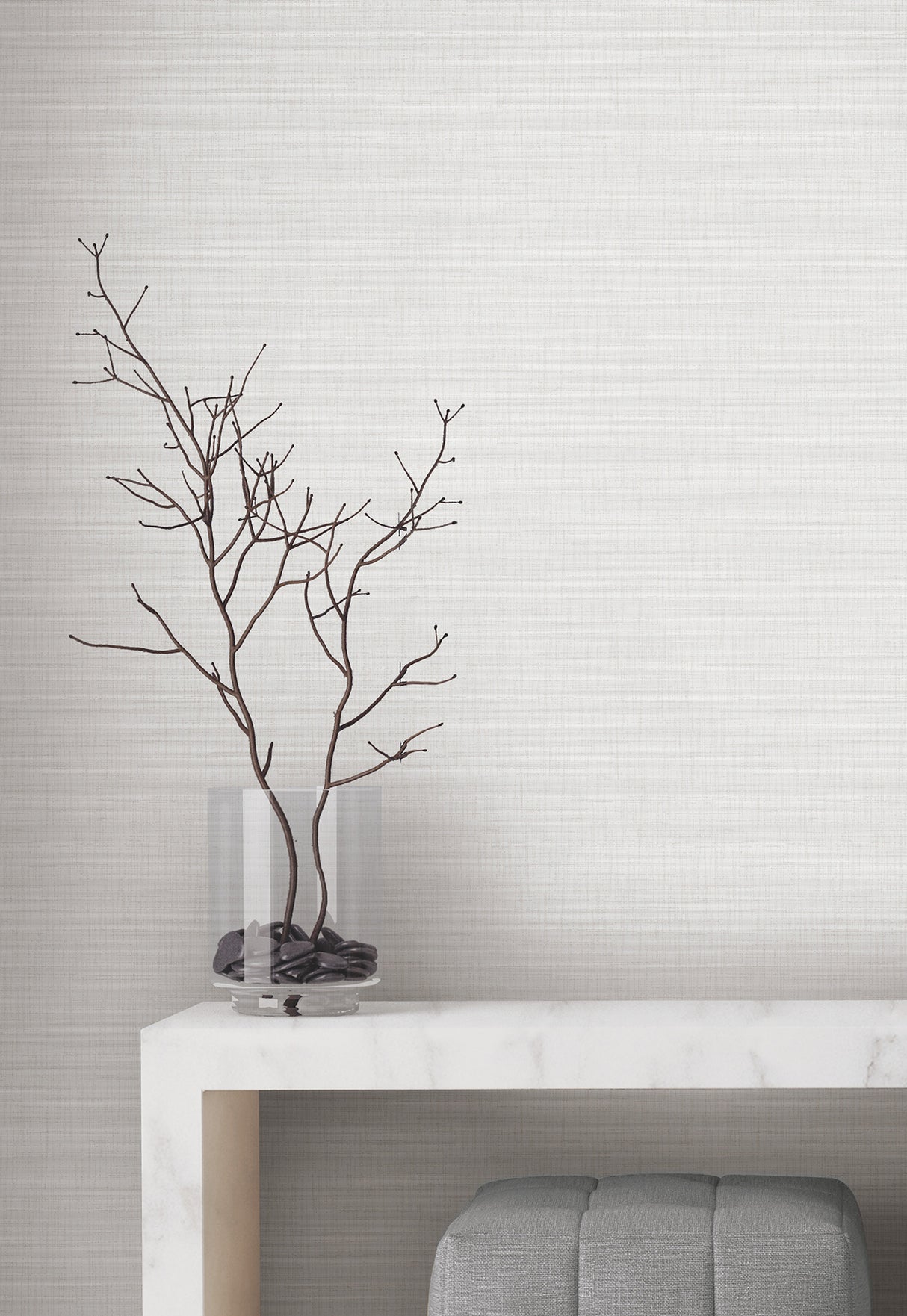 York Wallcoverings UW1038N Down To Earth Dove Striated Wallp