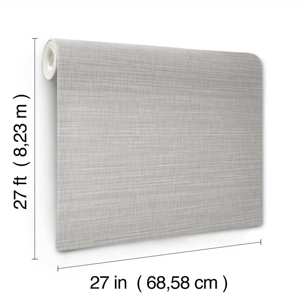 York Wallcoverings UW1039N Down To Earth Light Grey Striated