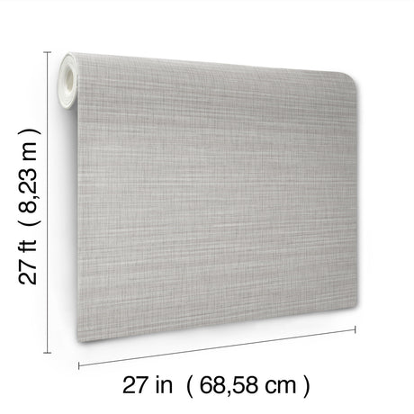 York Wallcoverings UW1039N Down To Earth Light Grey Striated