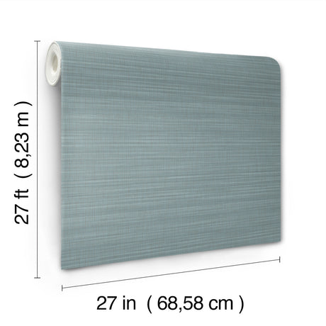 York Wallcoverings UW1040N Down To Earth Aquamarine Striated