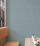 York Wallcoverings UW1040N Down To Earth Aquamarine Striated