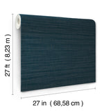 York Wallcoverings UW1041N Down To Earth Indigo Striated Wal