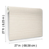 York Wallcoverings UW1042N Down To Earth Cream Striated Wall