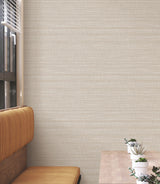 York Wallcoverings UW1043N Down To Earth Beige Striated Wall