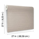 York Wallcoverings UW1044N Down To Earth Taupe Striated Wall