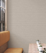 York Wallcoverings UW1044N Down To Earth Taupe Striated Wall