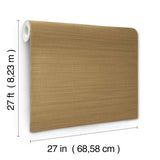 York Wallcoverings UW1045N Down To Earth Brass Striated Wall