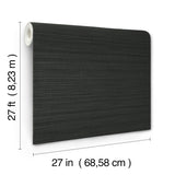 York Wallcoverings UW1046N Down To Earth Charcoal Striated W