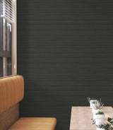 York Wallcoverings UW1046N Down To Earth Charcoal Striated W