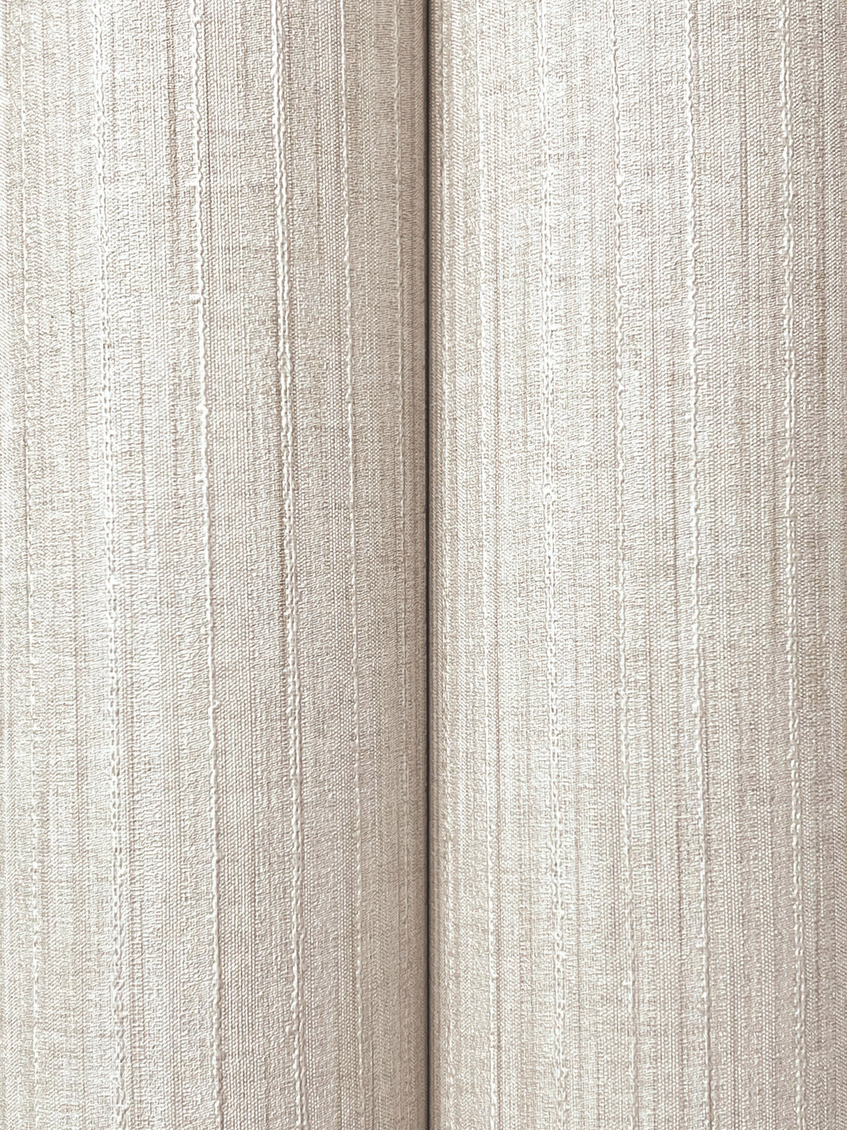 York Wallcoverings UW1050N Silk Spun Ivory Tactile Stripe Wa